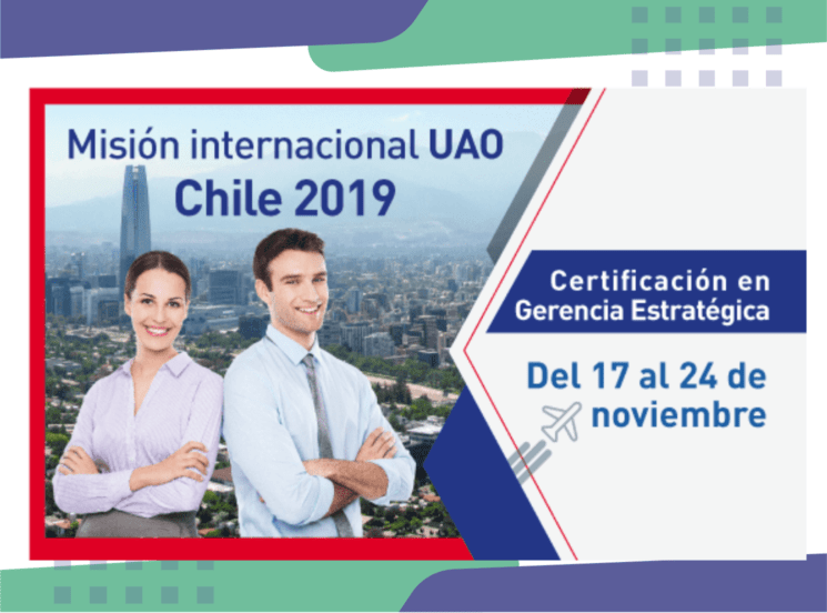 Experto en Gerencia Estratégica con la misión a Chile 2019