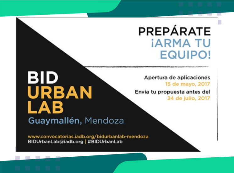 Tercera edición del concurso BID UrbanLab