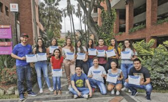 Estudiantes de la especialización en Comunicación Estratégica de Marca en Entornos Digitales y del programa de Comunicación Publicitaria