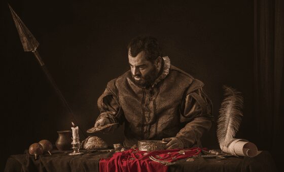 Obra ‘Avaricia del conquistador’ de Andrés Giovanni Rozo Samer