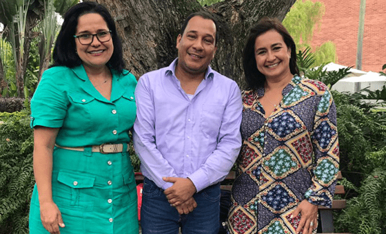 Aceneth Perafán Cabrera, Hernando Uribe Castro y Ana Patricia Quintana Ramírez.