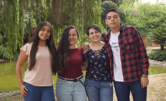 De izquierda a derecha: Catalina Márquez, Daniela Montoya, Alejandra Rico y Felipe Corrales