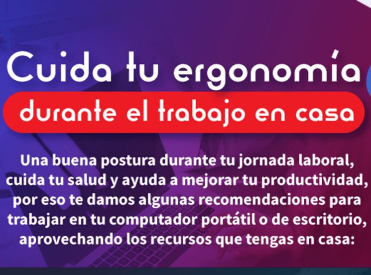Recomendaciones para trabajar en tu computador portátil o de escritorio