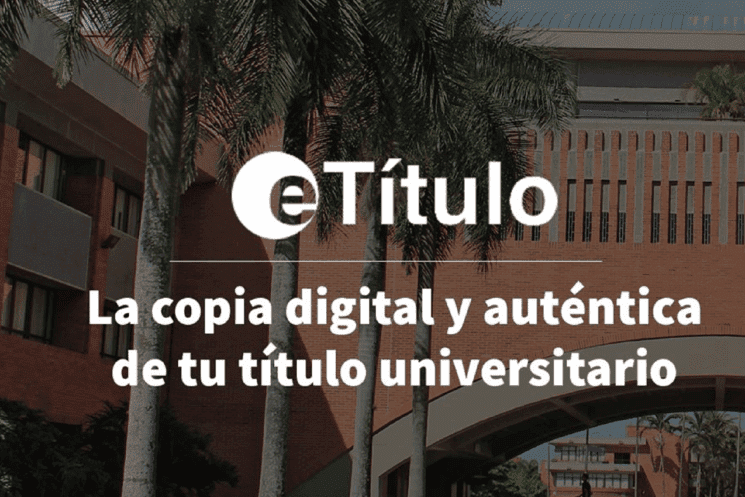 eTítulo o diploma digital