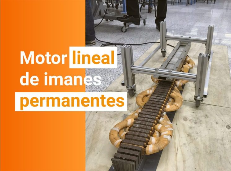 Motor lineal con imanes permanentes