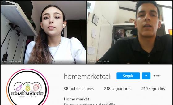Mercado 'online' de frutas y verduras, el emprendimiento de dos alumnos de la UAO