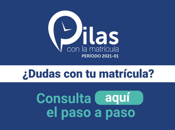 Pilas con la matrícula estudiantes antiguos