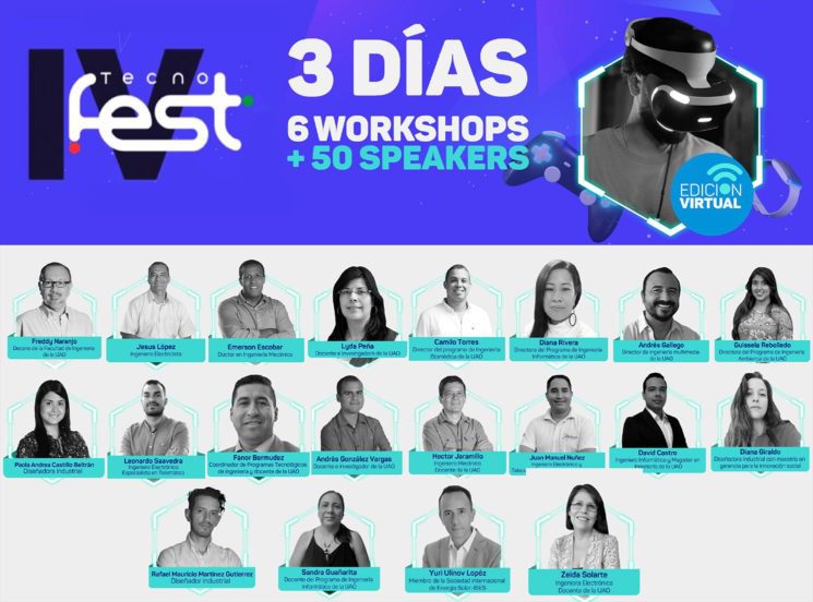 21 docentes de Ingeniería participaron en el Tecnofest 2020