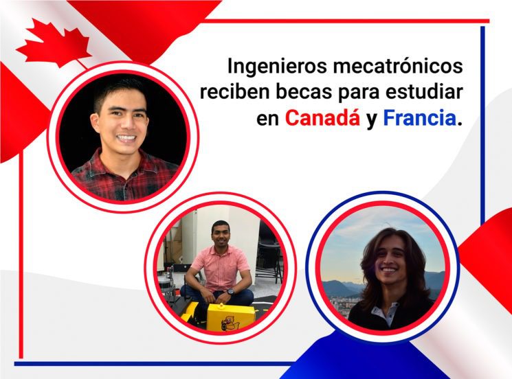 Ingenieros Mecatrónicos UAO becados en universidades de Canadá y Francia