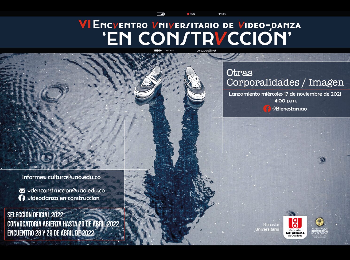 Haz parte del encuentro de video danza ‘En Construcción’
