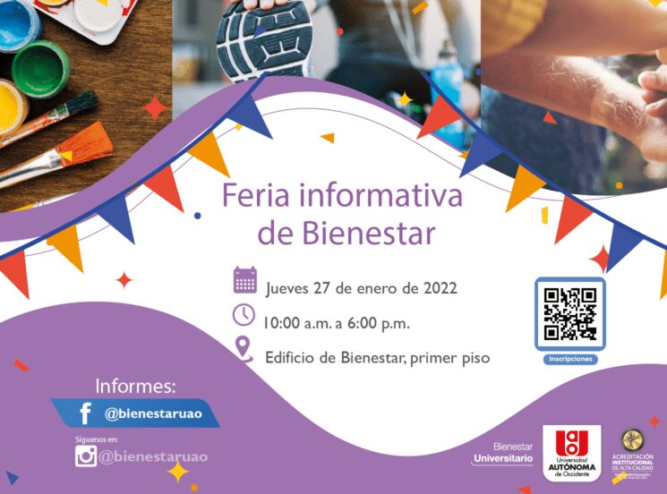 No te pierdas la Feria Informativa de Bienestar Universitario
