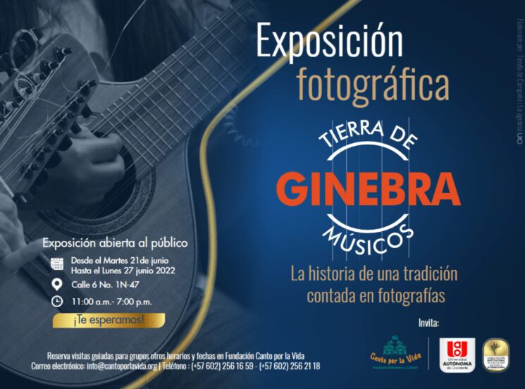 Exposición fotográfica ‘Ginebra, tierra de músicos’, un municipio vallecaucano lleno de historia