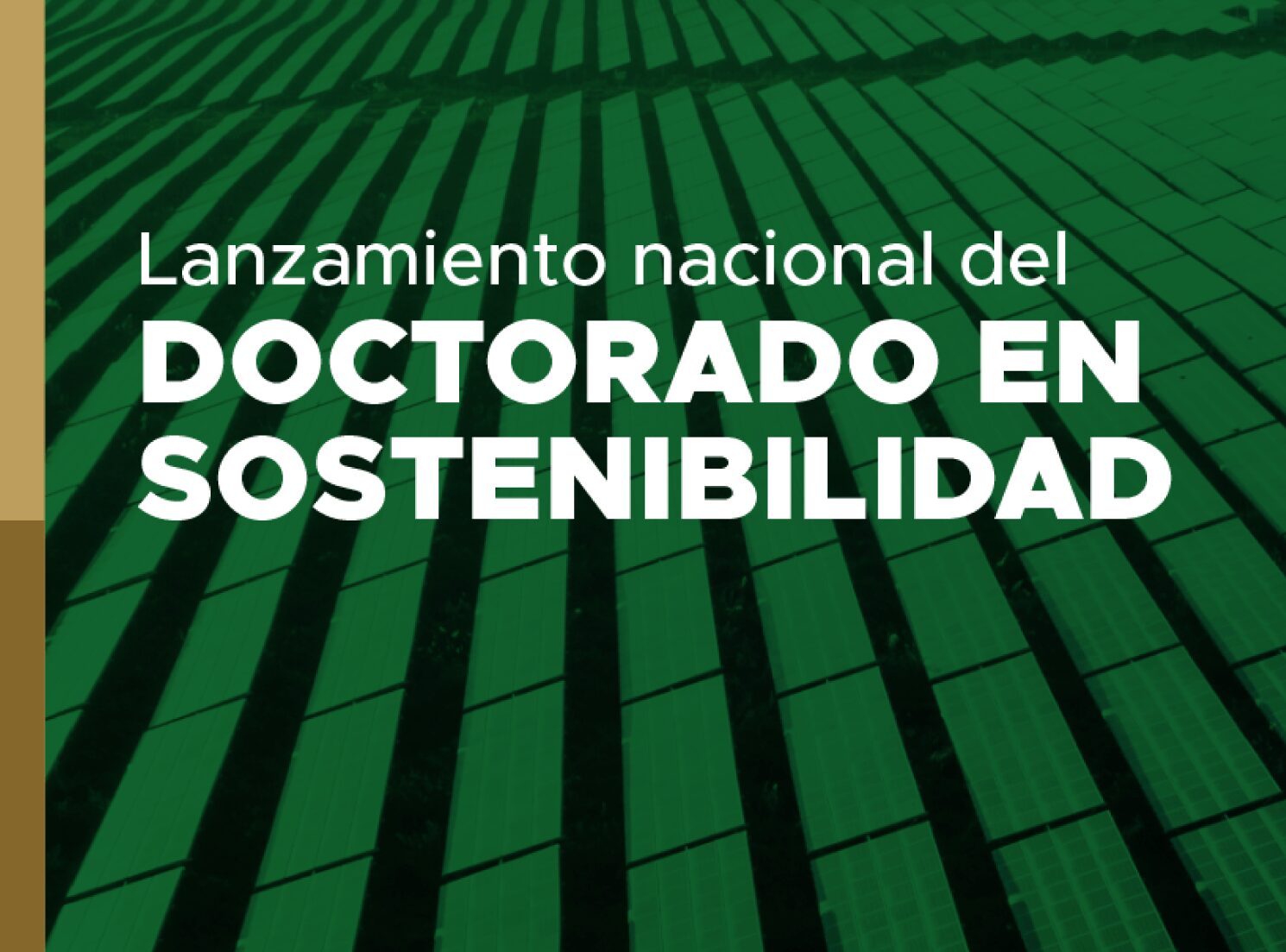 doctorado en Sostenibilidad