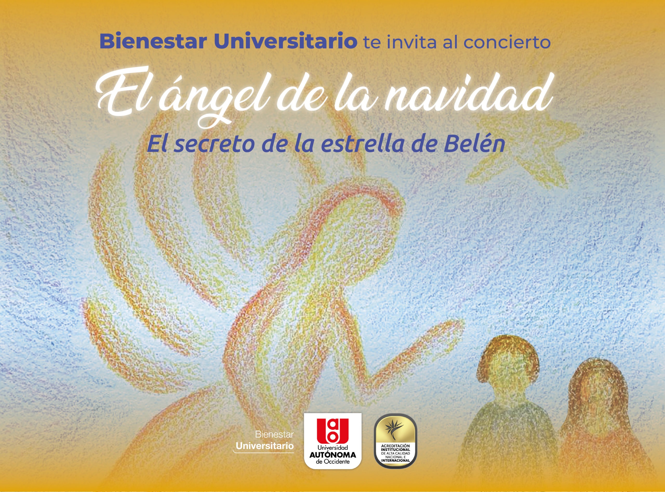 el angel de la navidad