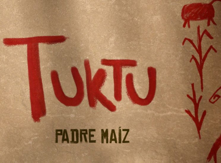 Docente UAO, ganador de la Convocatoria FDC, con Tuktu Padre Maíz