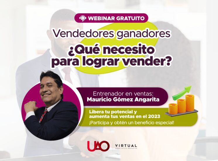 Webinar: Vendedores ganadores, ¿qué necesito para lograr vender?
