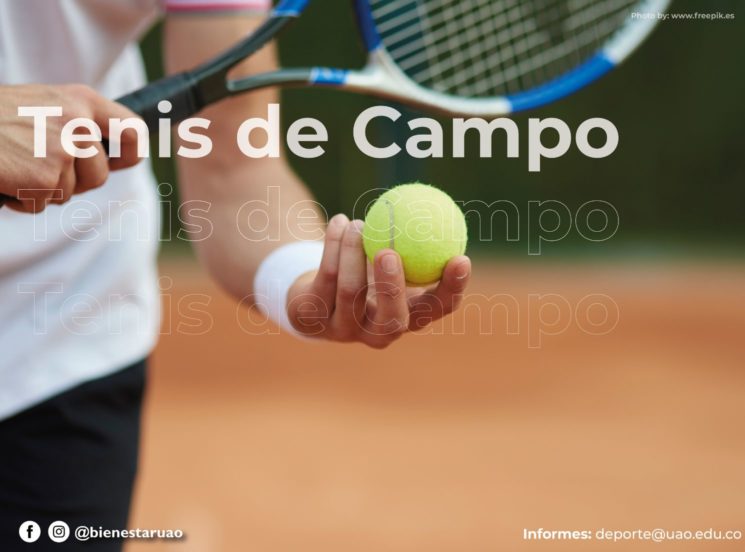 Clases de tenis de campo con la UAO
