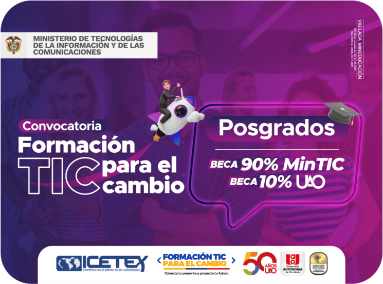 Gánate una beca del 100% para iniciar tu posgrado en la UAO
