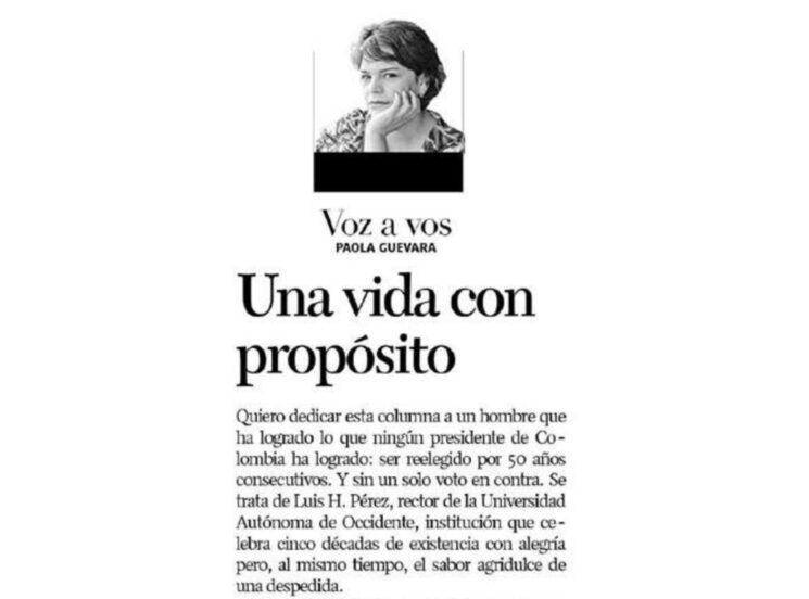 Una vida con propósito