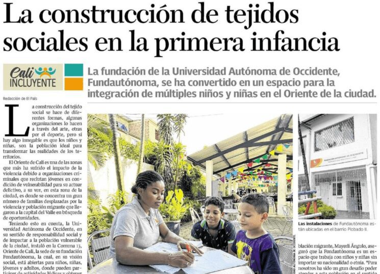 La construcción de tejidos sociales en la primera infancia