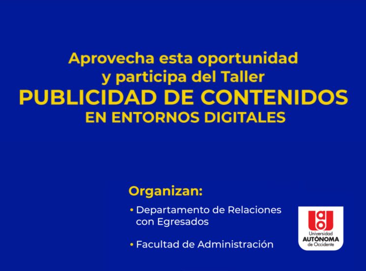 ¡Tú eres parte de la red de egresados UAO! Por eso te ofrecemos cuatro horas para actualizarte o adquirir nuevos conocimientos