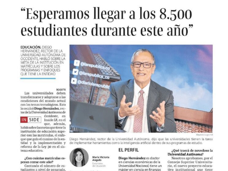 Autónoma de Occidente llegará a 8.500 estudiantes