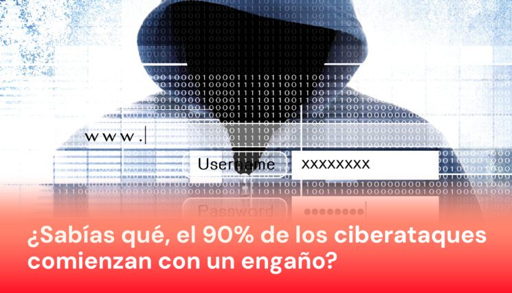 ¿Sabías que el 90% de los ciberataques comienzan con un engaño? 