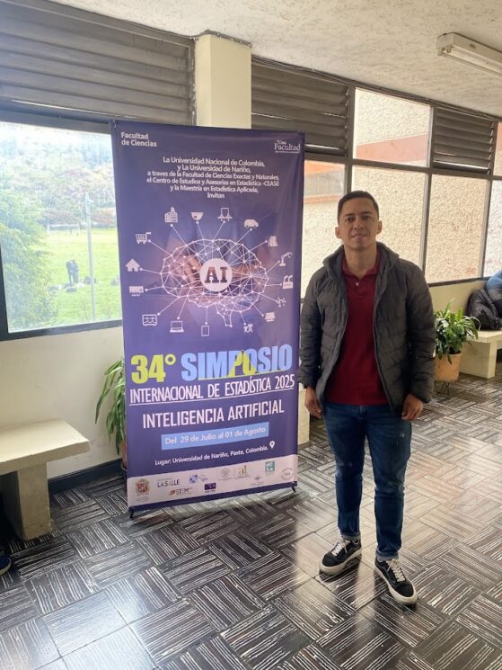 ¡Profesor UAO presentó su proyecto doctoral en simposio internacional de estadística!