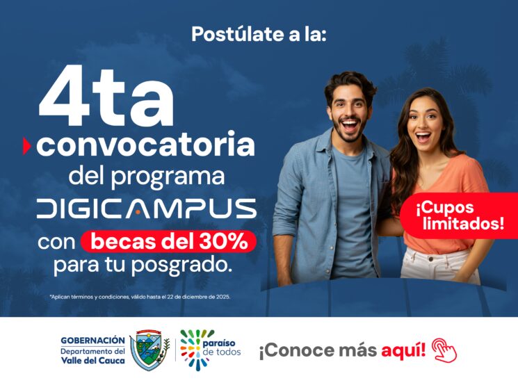 ¡Becas del 30% para especializaciones y maestrías! Conoce cómo postularte a la 4ta convocatoria de Digicampus