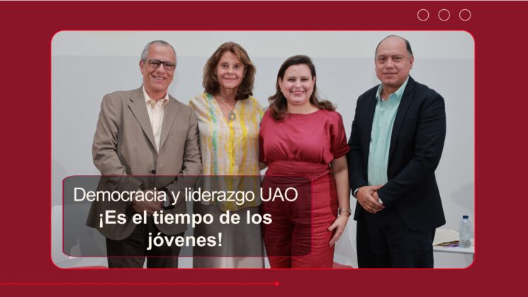 Marta Lucía Ramírez hizo un llamado al liderazgo joven en la UAO