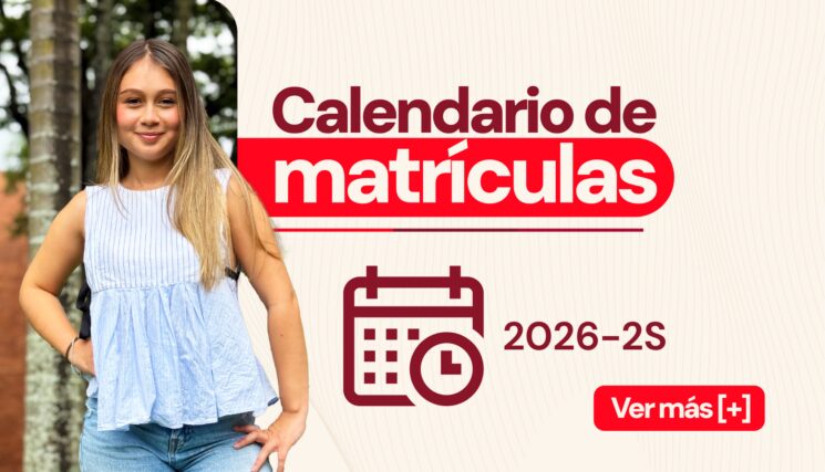 Calendario de matrículas UAO 2026-2S