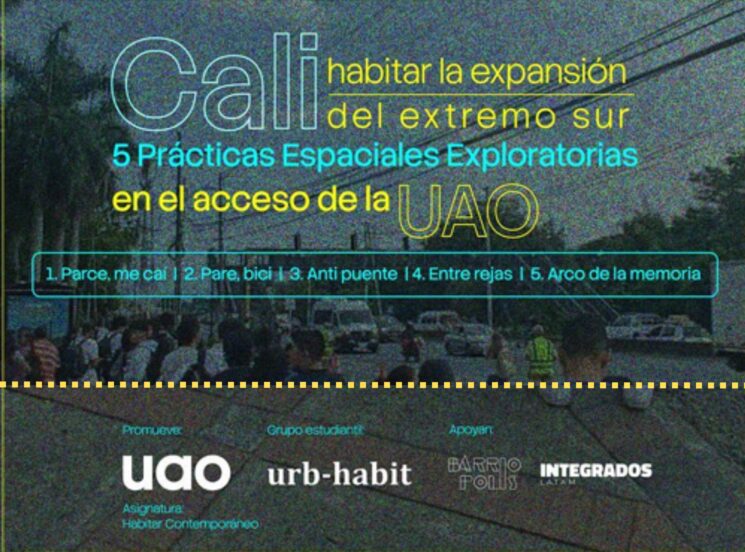 Estudiantes UAO exploran nuevas formas de habitar Cali con intervenciones urbanas