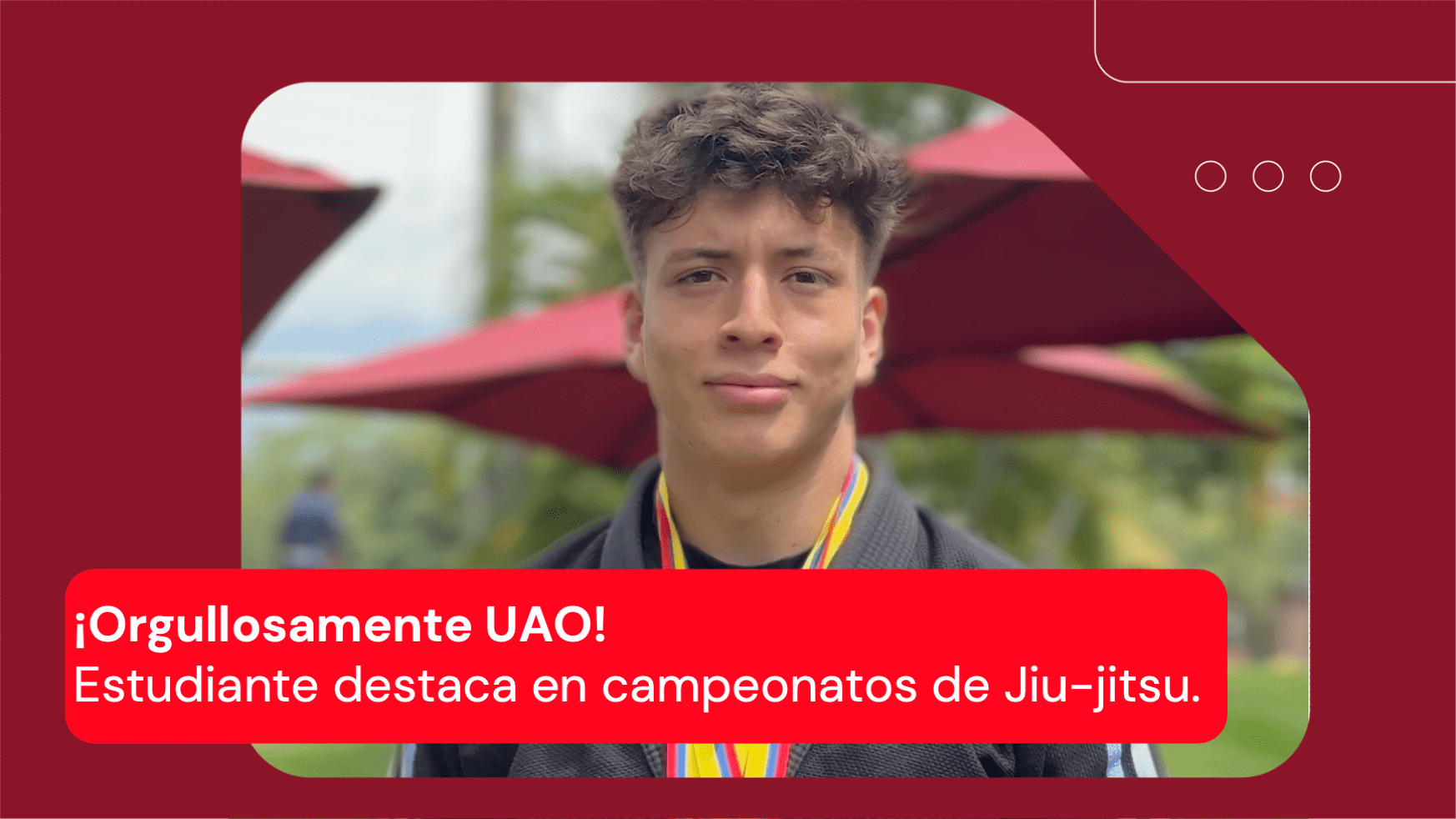 Estudiante UAO destaca en campeonatos de jiu-jitsu