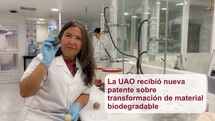 La UAO recibió nueva patente sobre transformación de material biodegradable