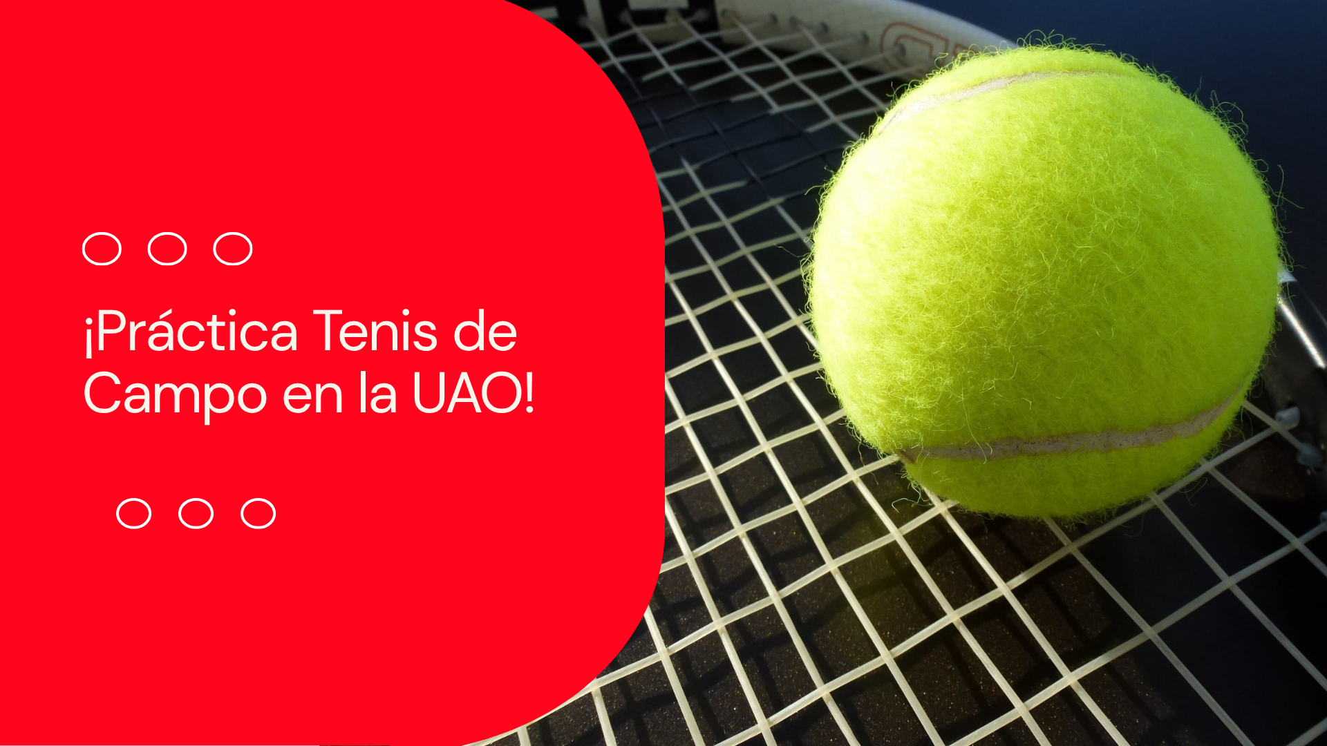 ¿Sabías que puedes practicar Tenis de Campo en la UAO?