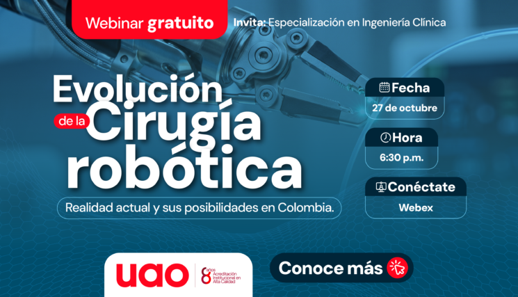 Webinar gratuito: Evolución de la cirugía robótica