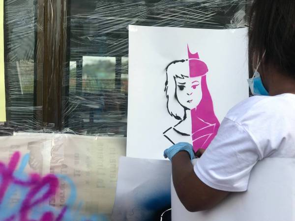Jornada de color en la U , Graficalia