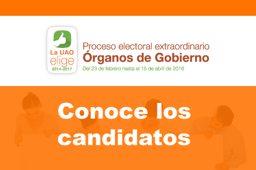 Conoce a los candidatos a los Órganos de Gobierno de la U