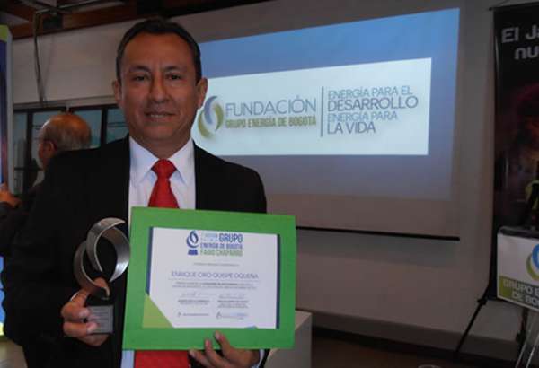 Docente de la Autónoma de Occidente, reconocido con el Premio Grupo Energía de Bogotá Fabio Chaparro’, un reconocimiento anual a las mejores investigaciones relacionadas con el sector energético.
