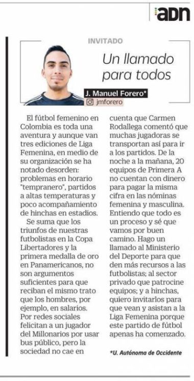 Un llamado para todos