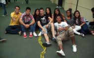 Grupo de jovenes primer semestre induccion