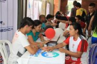 Mesa con estudiantes de la OGE