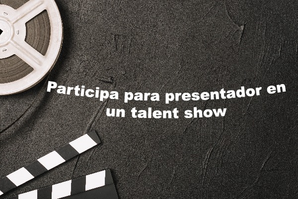 Participa del casting para presentador de un ‘talent show'