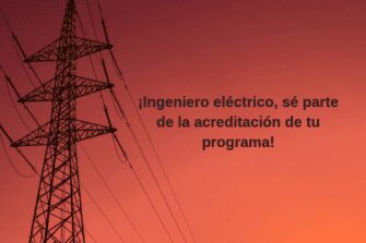 Ingeniero eléctrico, haz parte de la acreditación de tu programa