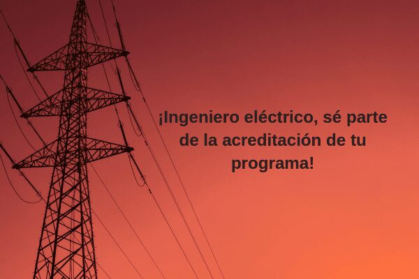 Ingeniero eléctrico, haz parte de la acreditación de tu programa